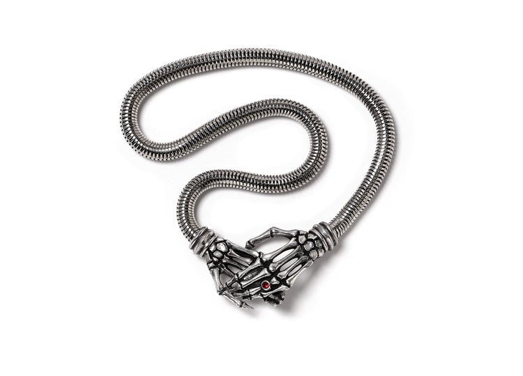 Alchemy England Take Me With You Necklace Gothic Bat Heart Pendant - JP's Horror