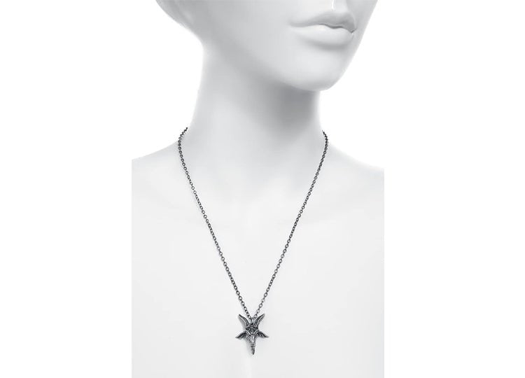 Alchemy England Templar's Bane Pendant Necklace Gothic Baphomet Pentagram Pendant - JP's Horror