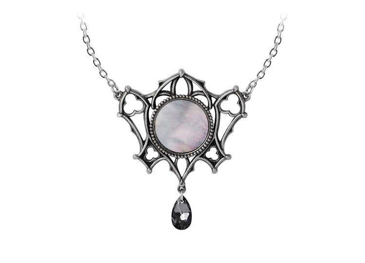 Alchemy England The Ghost of Whitby Necklace Gothic Cathedral Mirror Necklace - JP's Horror