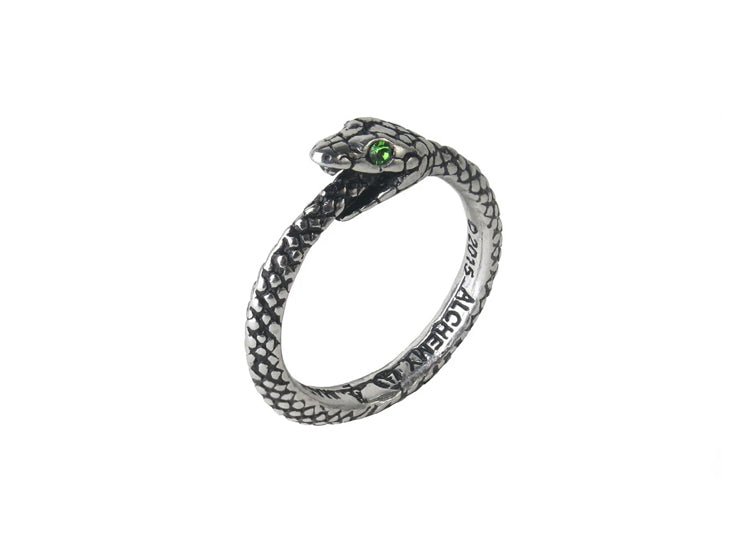 Alchemy England The Sophia Serpent Ring Gothic Snake Fine English Pewter Ring - JP's Horror