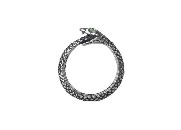 Alchemy England The Sophia Serpent Ring Gothic Snake Fine English Pewter Ring - JP's Horror