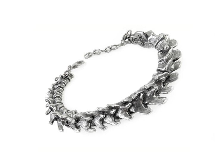 Alchemy England Vertebrae Bracelet Gothic Spine Pewter Bracelet - JP's Horror