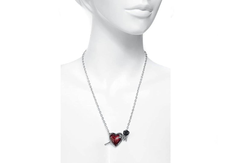 Alchemy England Wounded By Love Necklace Gothic Sacred Heart Pendant - JP's Horror