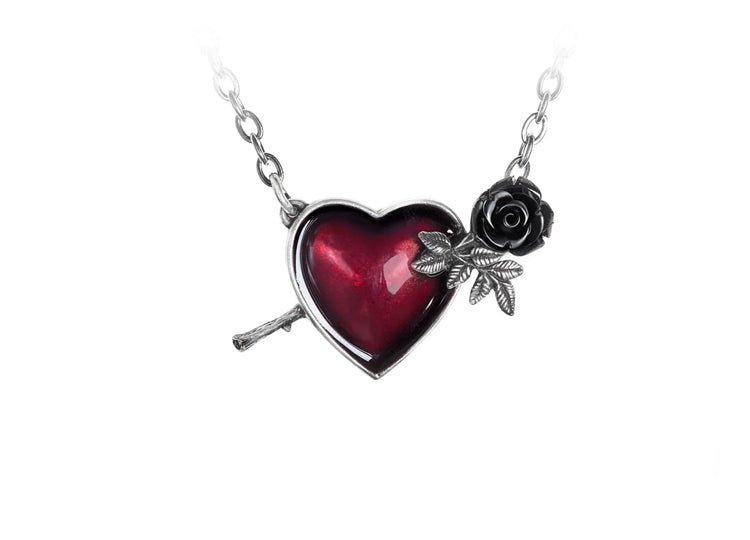 Alchemy England Wounded By Love Necklace Gothic Sacred Heart Pendant - JP's Horror