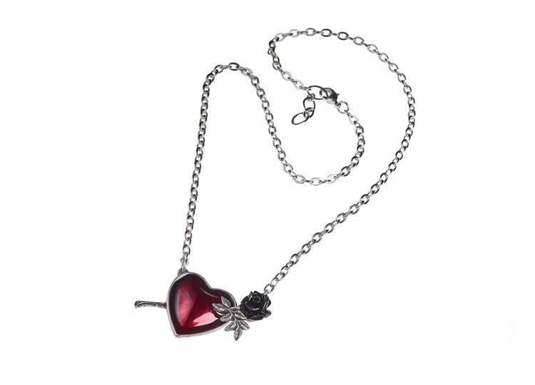 Alchemy England Wounded By Love Necklace Gothic Sacred Heart Pendant - JP's Horror