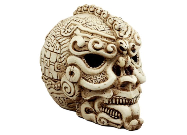 Aztec Quetzalcoatl Snake Skull - JP's Horror