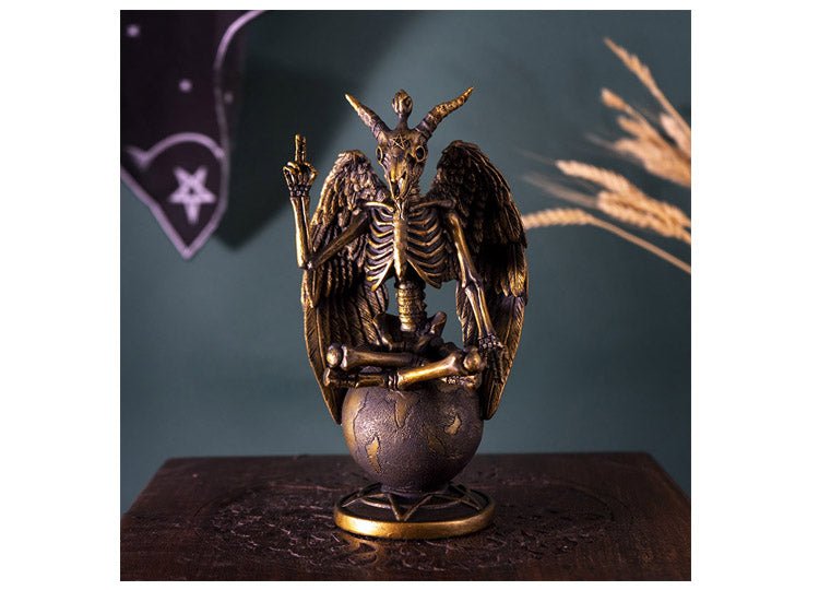 Baphomet Skeleton Statue - JP's Horror
