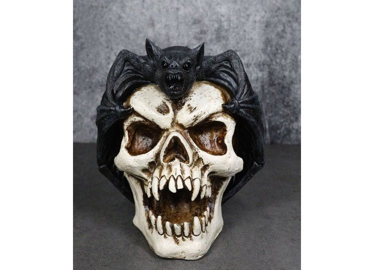Bat on Skull - JP's Horror
