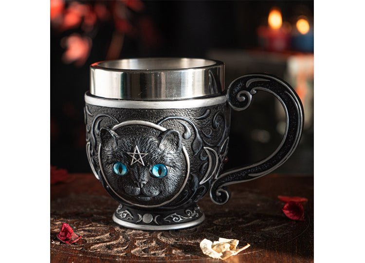 Black Cat Tea Cup - JP's Horror