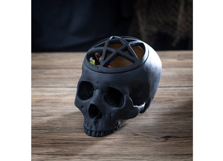 Black Pentagram Skull - JP's Horror