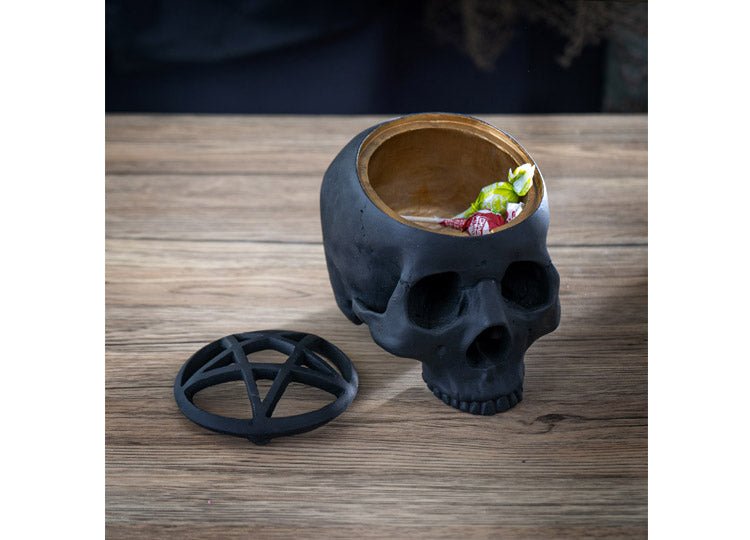 Black Pentagram Skull - JP's Horror