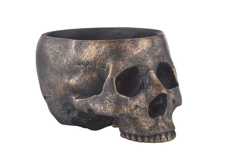 Bronze Skull Bowl - JP's Horror