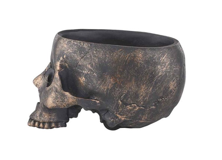 Bronze Skull Bowl - JP's Horror