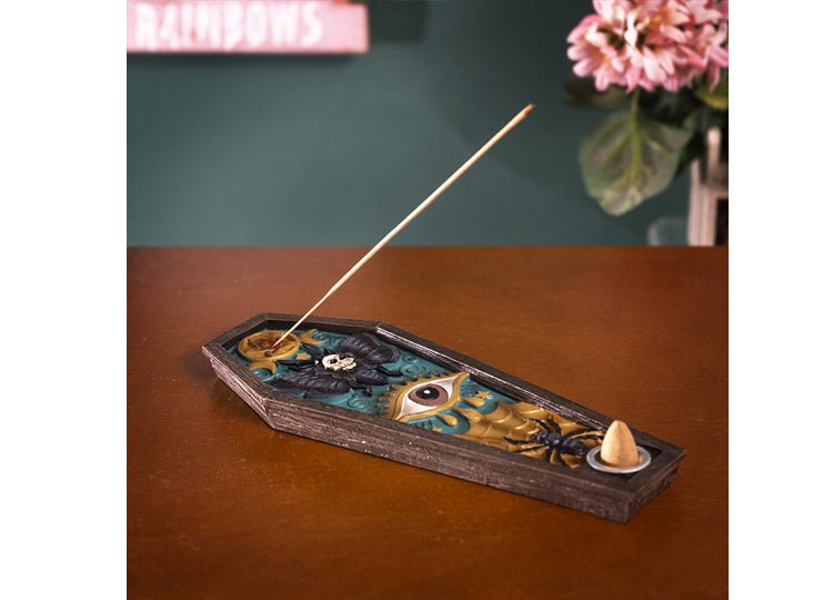 Coffin Death Moth Incense Burner - JP's Horror