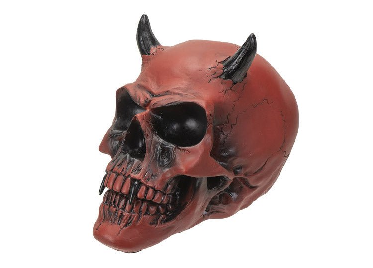 Crimson Demon Skull - JP's Horror