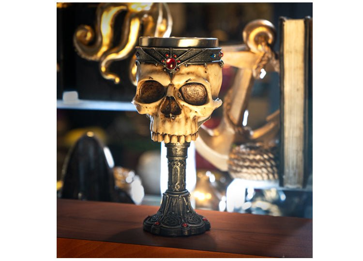 Crown Skull Goblet - JP's Horror