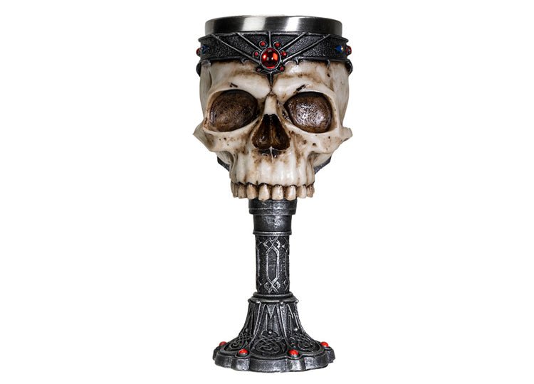 Crown Skull Goblet - JP's Horror