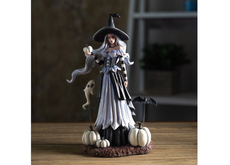 Ghost Pumpkins Witch Figurine - JP's Horror