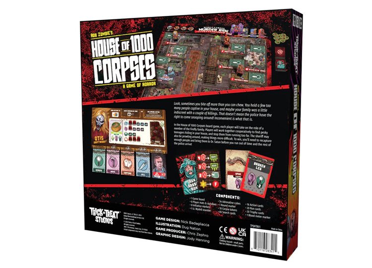 House of 1000 Corpses Board Game - JP's Horror