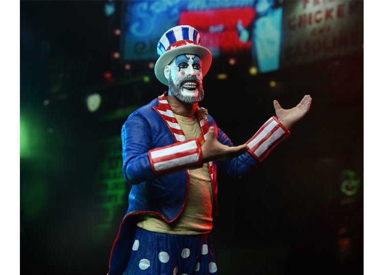 House of 1000 Corpses Captain Spaulding Tailcoat 20th Anniversary 7 Inch Action Figure - JP's Horror