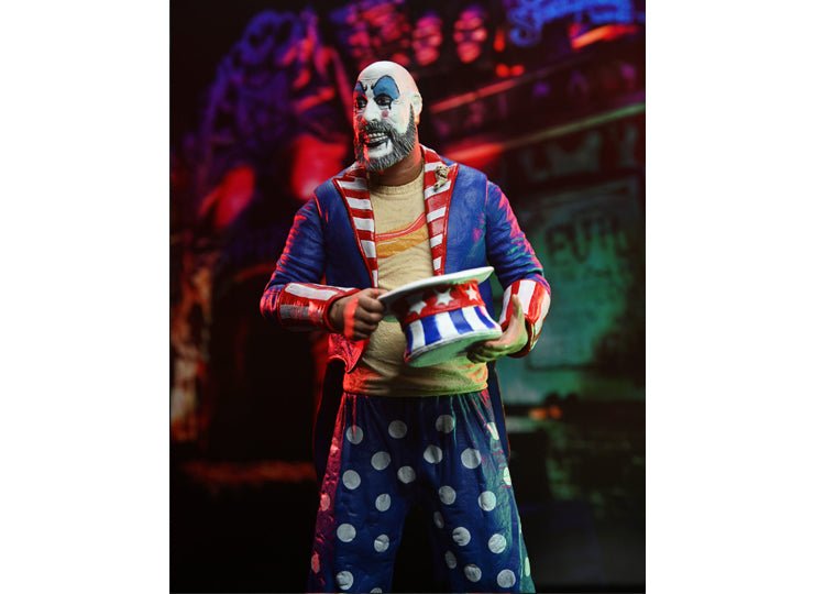 House of 1000 Corpses Captain Spaulding Tailcoat 20th Anniversary 7 Inch Action Figure - JP's Horror