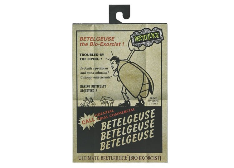 NECA Beetlejuice Bio-Exorcist Ultimate 7” Figure – Beetlejuice Collectible - JP's Horror