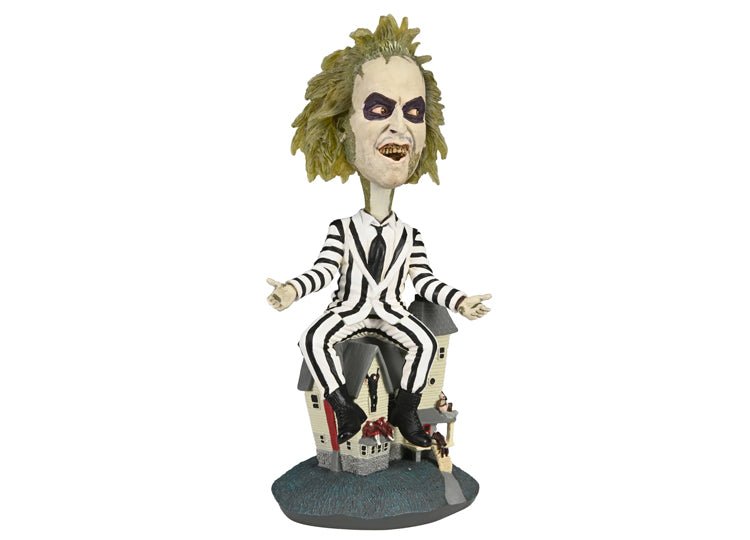 NECA Beetlejuice Head Knocker – Bio-Exorcist Horror Bobblehead - JP's Horror