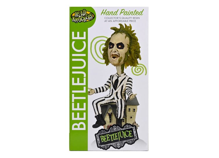 NECA Beetlejuice Head Knocker – Bio-Exorcist Horror Bobblehead - JP's Horror