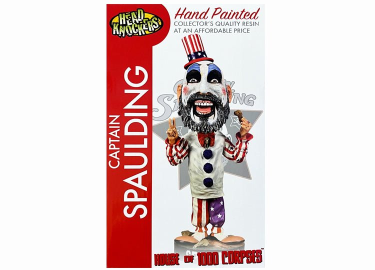 NECA Captain Spaulding Head Knocker – House of 1000 Corpses Bobblehead - JP's Horror