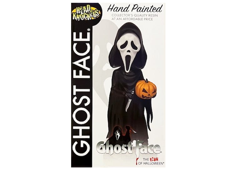 NECA Ghost Face Head Knocker – Scream Horror Bobblehead - JP's Horror