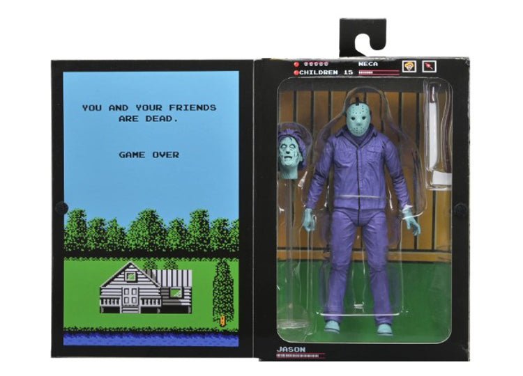 NECA Jason Voorhees Classic Video Game Ultimate 7” Figure – Friday the 13th NES Appearance - JP's Horror
