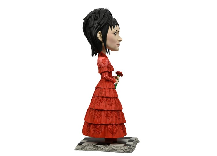 NECA Lydia Deetz Red Wedding Dress Head Knocker – Beetlejuice Beetlejuice Bobblehead - JP's Horror