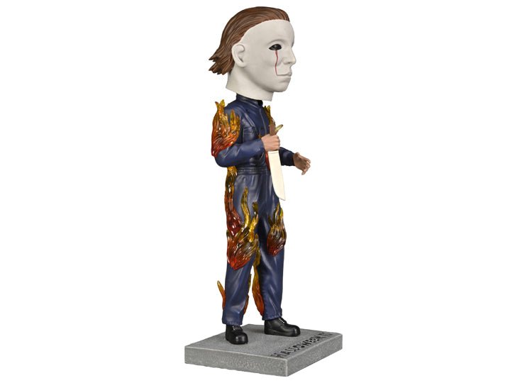 NECA Michael Myers Halloween II Head Knocker – On Fire Horror Bobblehead - JP's Horror