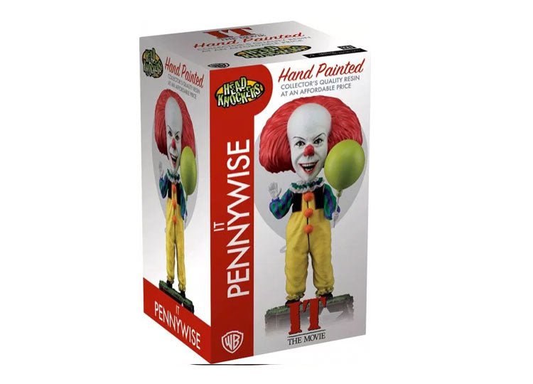 NECA Pennywise 1990 Head Knocker – IT Horror Bobblehead Collectible - JP's Horror