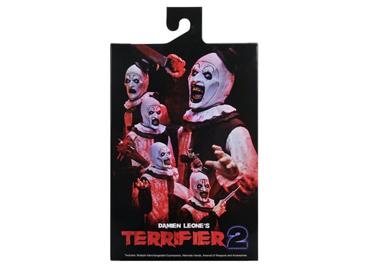 NECA Terrifier 2 Ultimate Art the Clown Blood Splattered 7 Inch Action Figure - JP's Horror