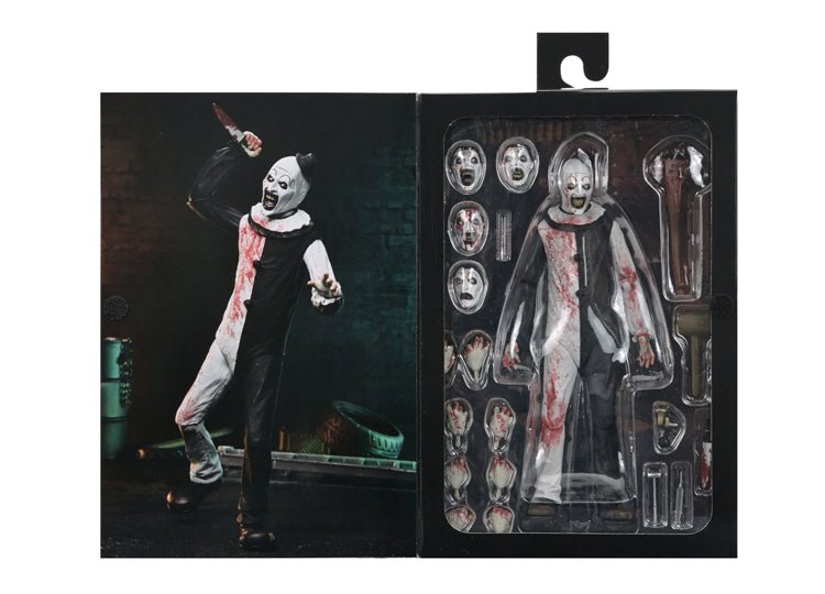 NECA Terrifier 2 Ultimate Art the Clown Blood Splattered 7 Inch Action Figure - JP's Horror