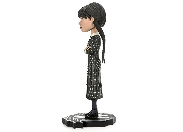 NECA Wednesday Addams Head Knocker – Netflix Series Horror Bobblehead - JP's Horror