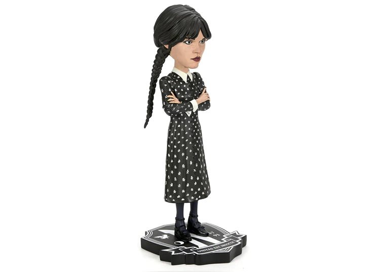 NECA Wednesday Addams Head Knocker – Netflix Series Horror Bobblehead - JP's Horror