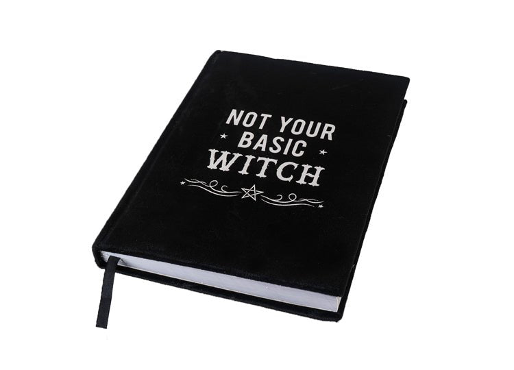 Not Your Basic Witch Velvet Journal - JP's Horror