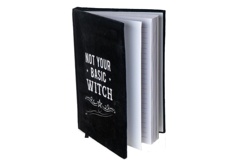 Not Your Basic Witch Velvet Journal - JP's Horror