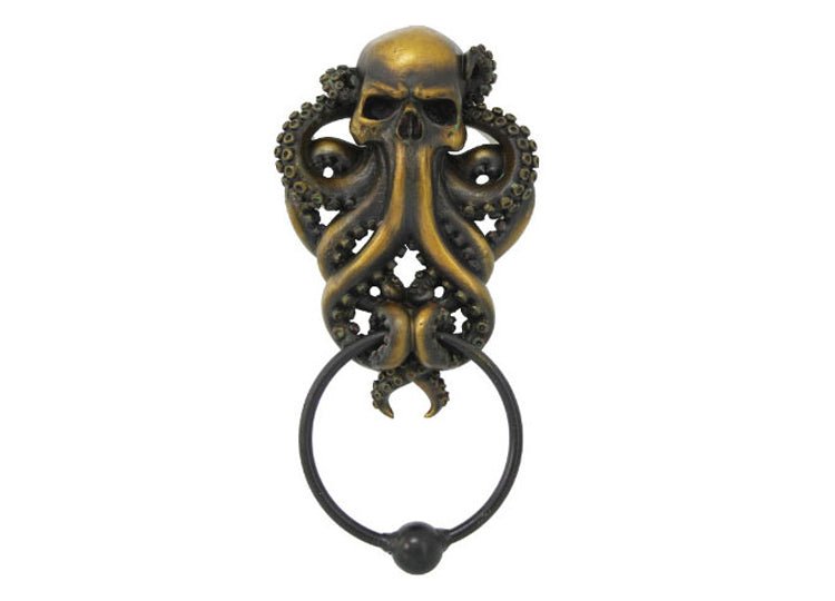 Octopus Skull Door Knocker - JP's Horror