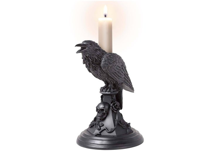 Poe's Raven Candleholder - JP's Horror