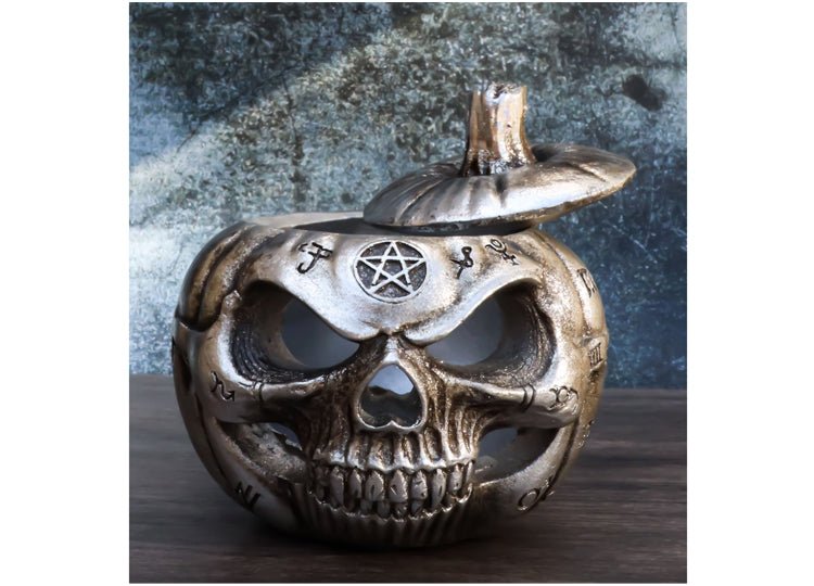 Pumpkin Skull Pot - JP's Horror