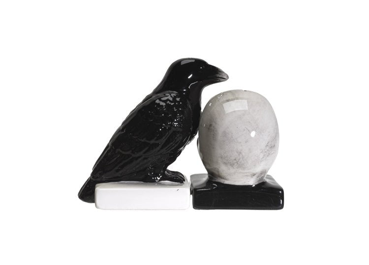 Quoth The Raven Salt and Pepper Shakers - JP's Horror