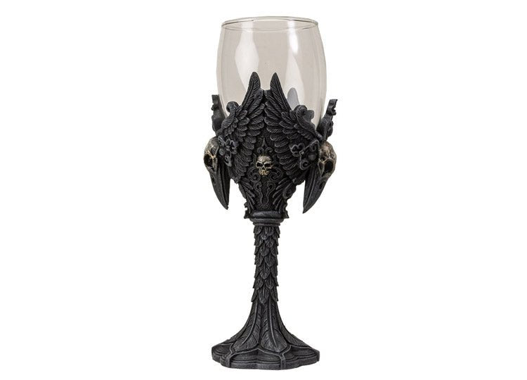 Raven Glass Goblet - JP's Horror