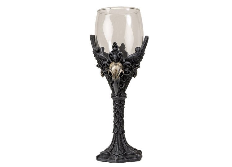 Raven Glass Goblet - JP's Horror
