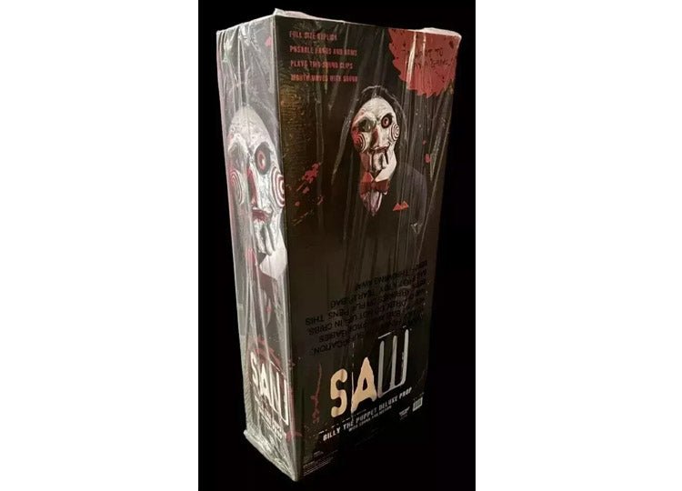 Saw - Billy The Puppet Deluxe Prop w/Sound and Motion - JP's Horror