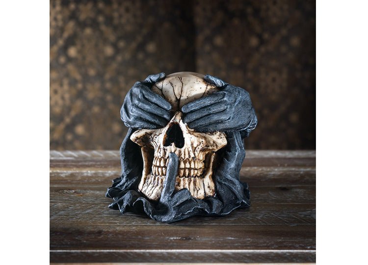 See Hear Speak No Evil Skull - JP's Horror
