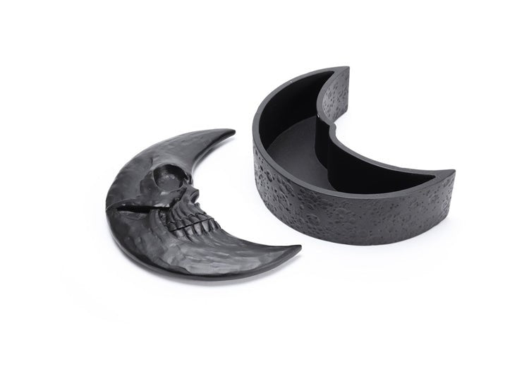 Skull Moon Box – Matte Black - JP's Horror