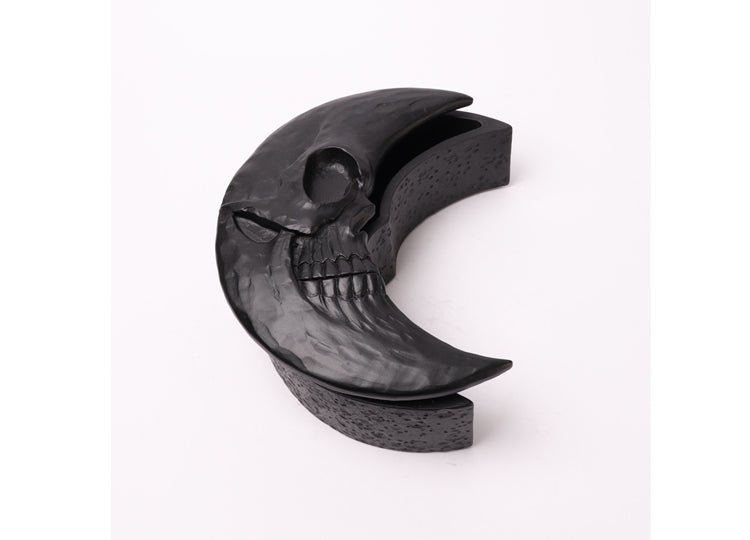 Skull Moon Box – Matte Black - JP's Horror
